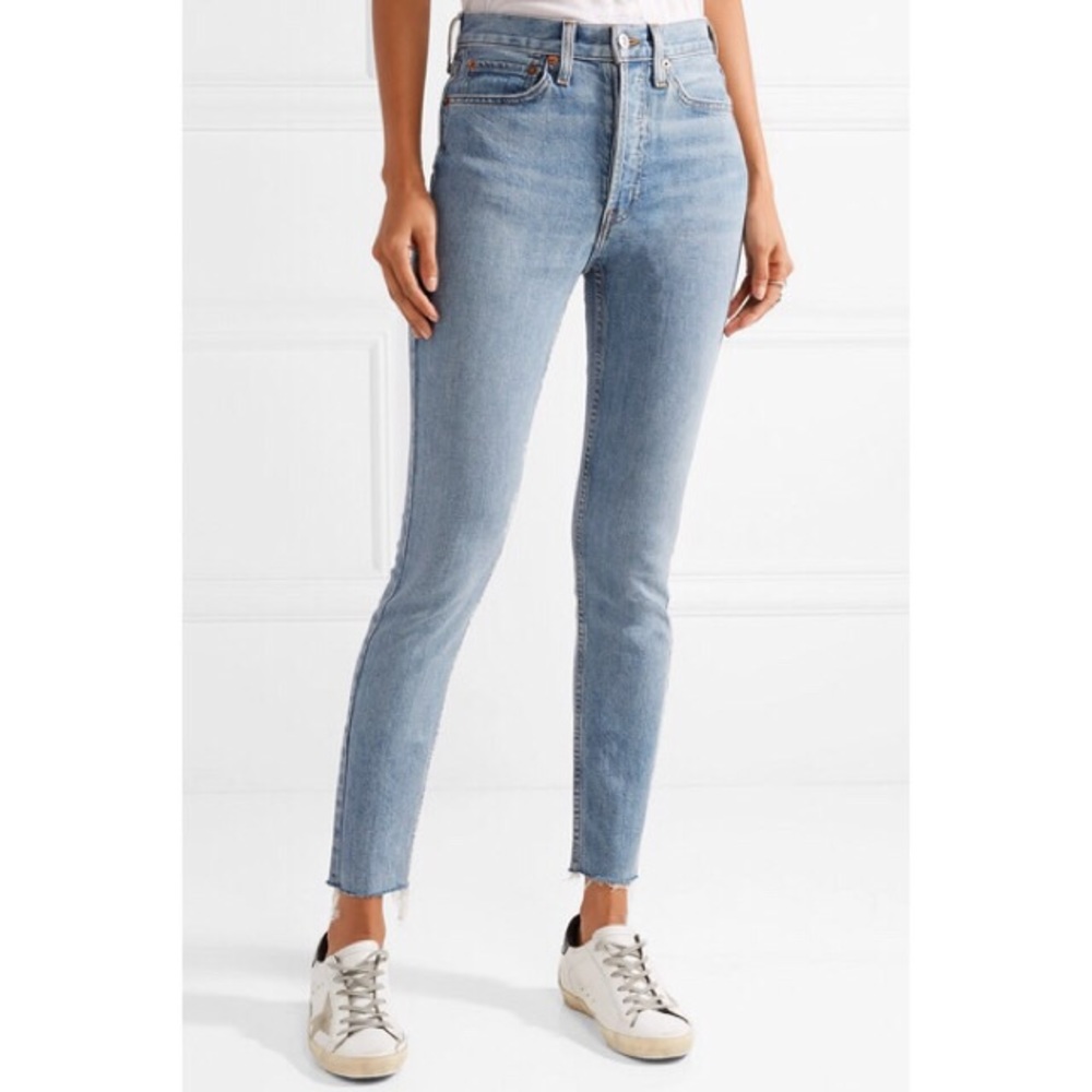 EUC RE/DONE Original High Rise Ankle Crop